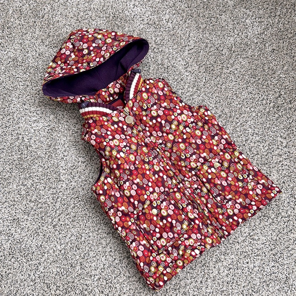 Oilily Retro Dot Hooded Vest